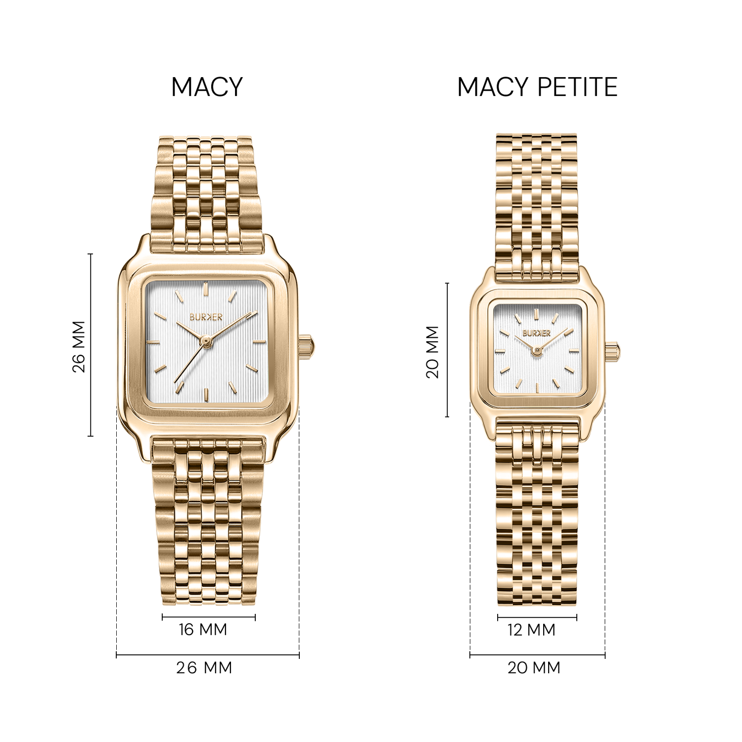 Macy Gold White