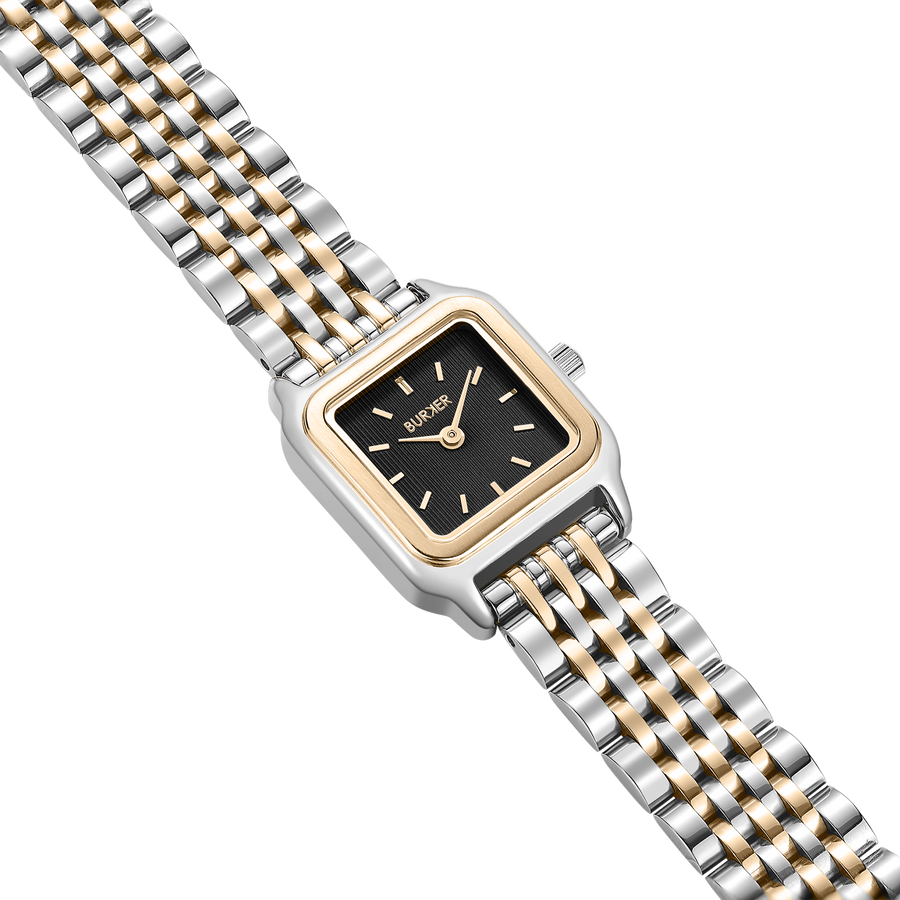 Macy Petite Black Gold Silver