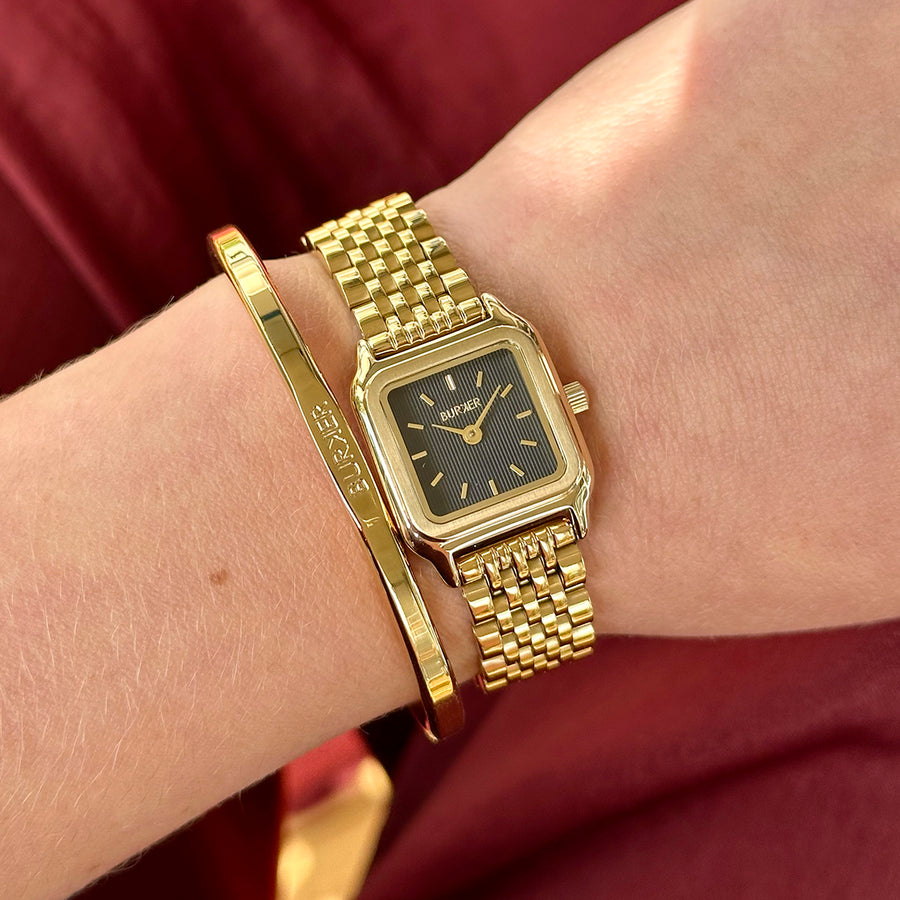 Macy Petite Gold Black