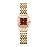 Macy Petite Gold Burgundy
