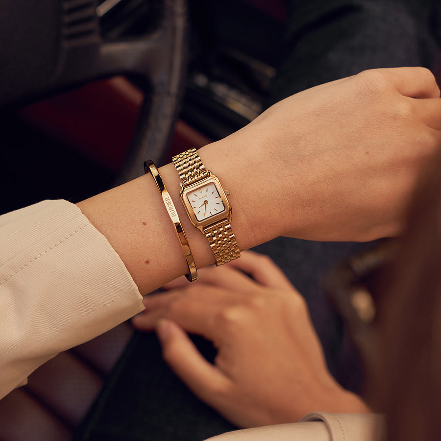 Macy Petite Gold White