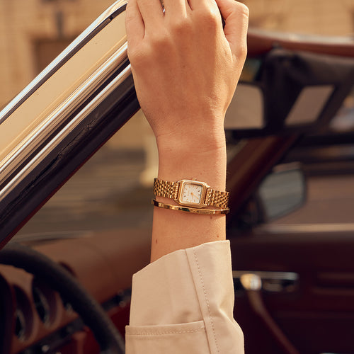 Macy Petite Gold White