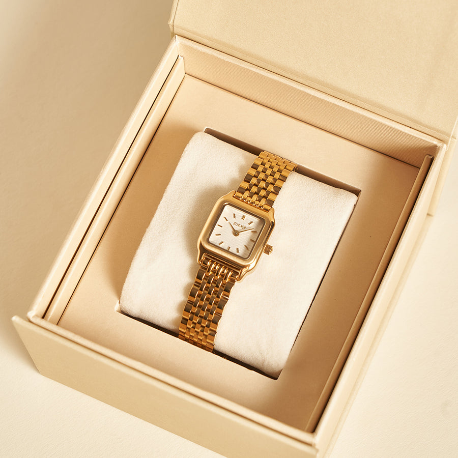 Macy Petite Gold White