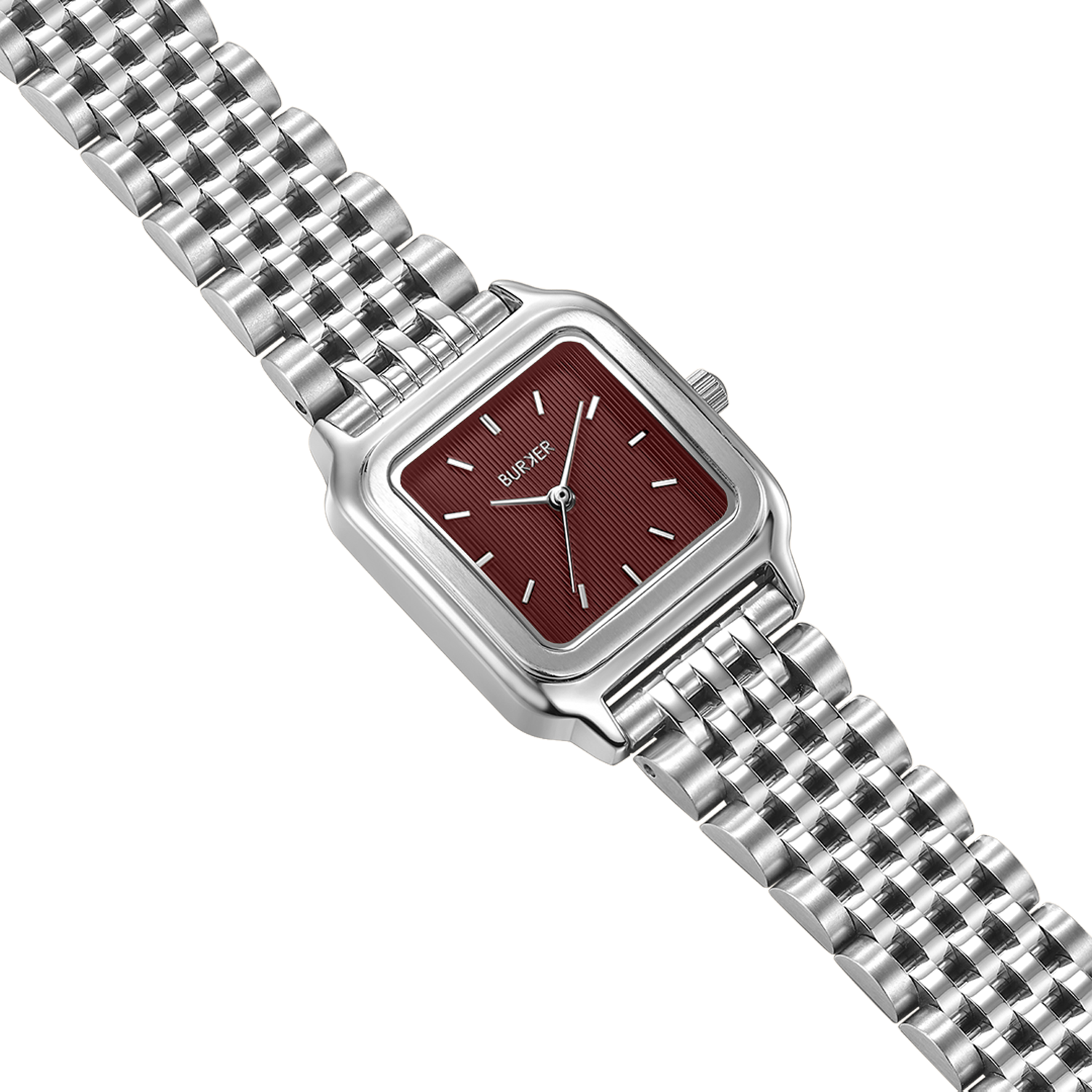 Macy Silver Burgundy