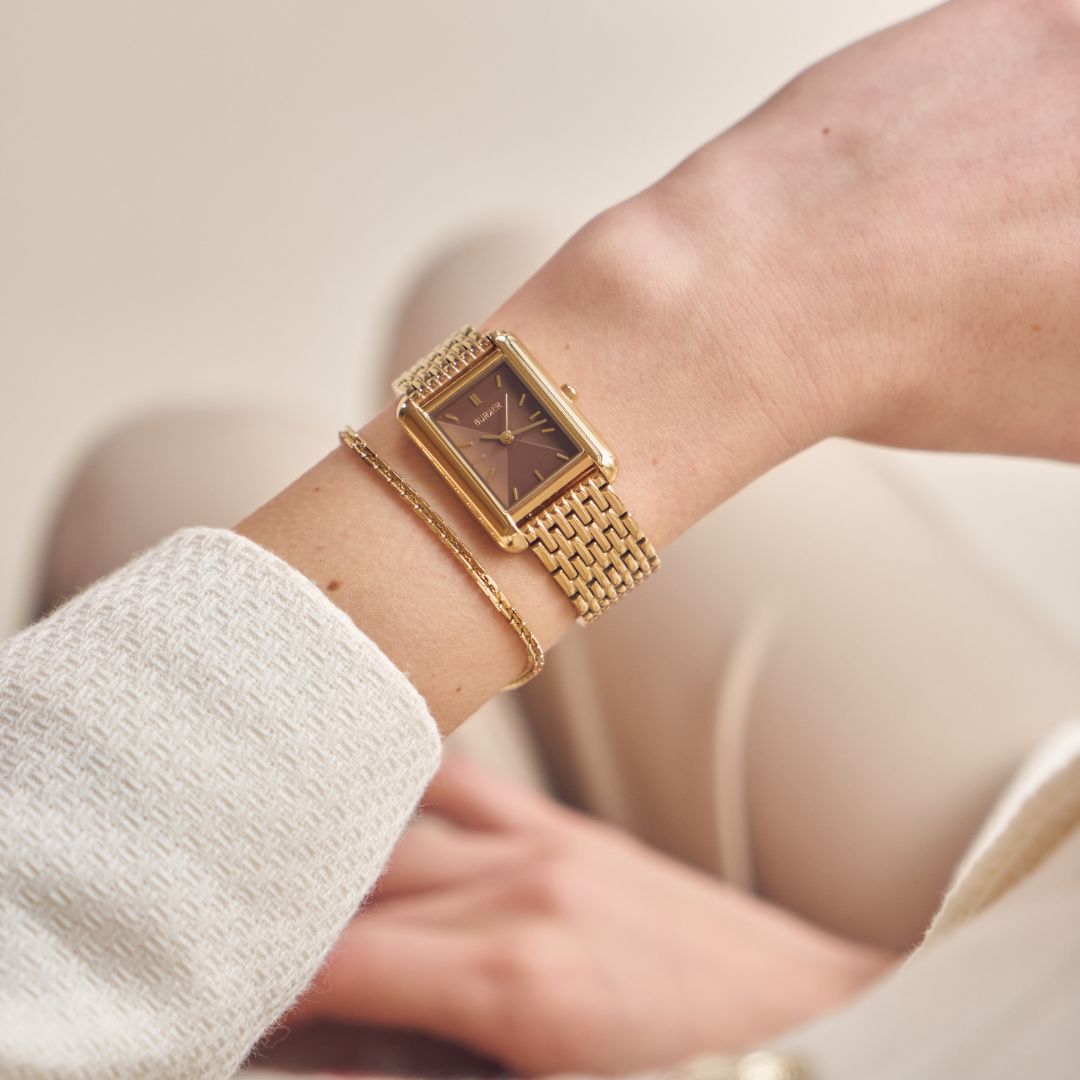 Olivia Gold Brown