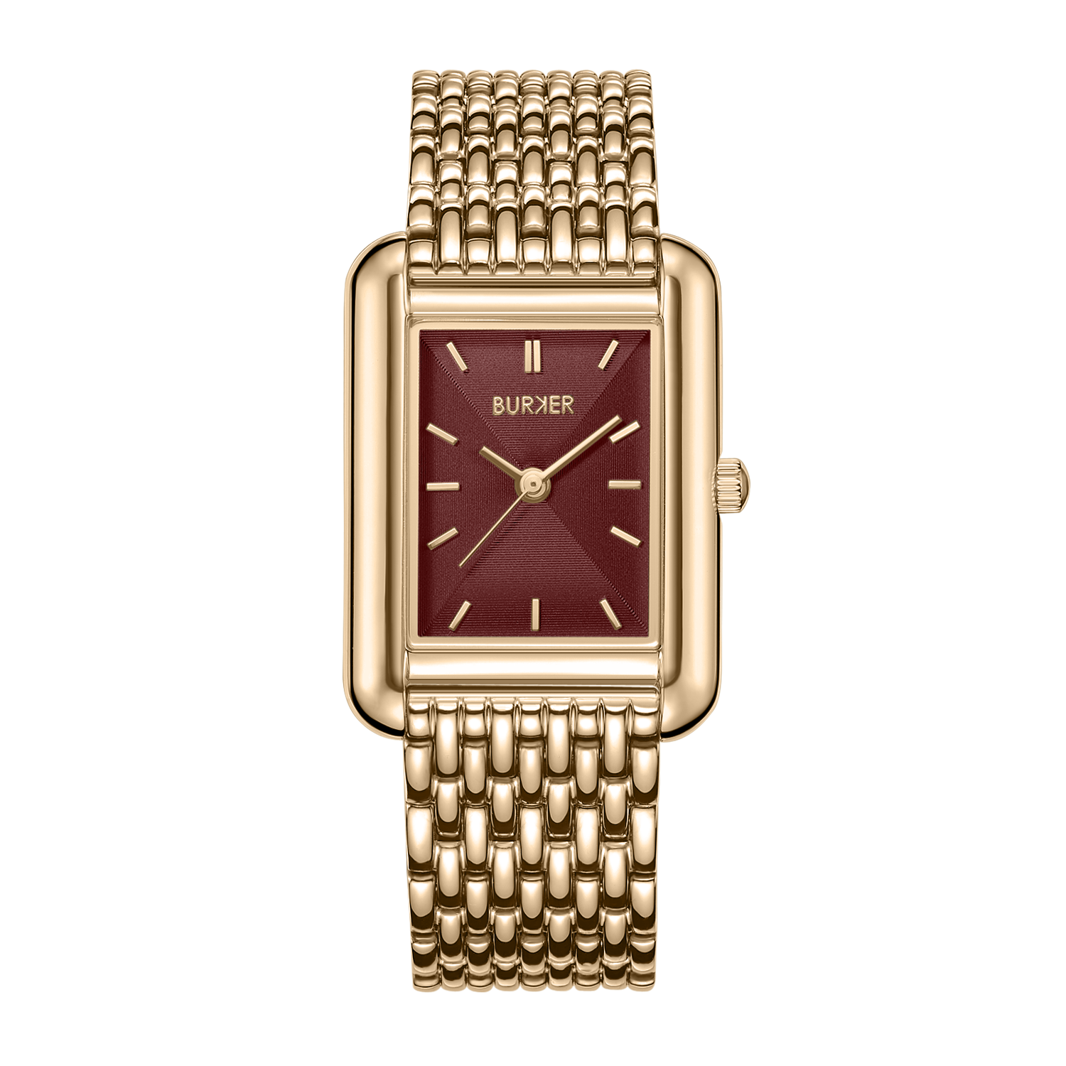 Olivia Gold Burgundy