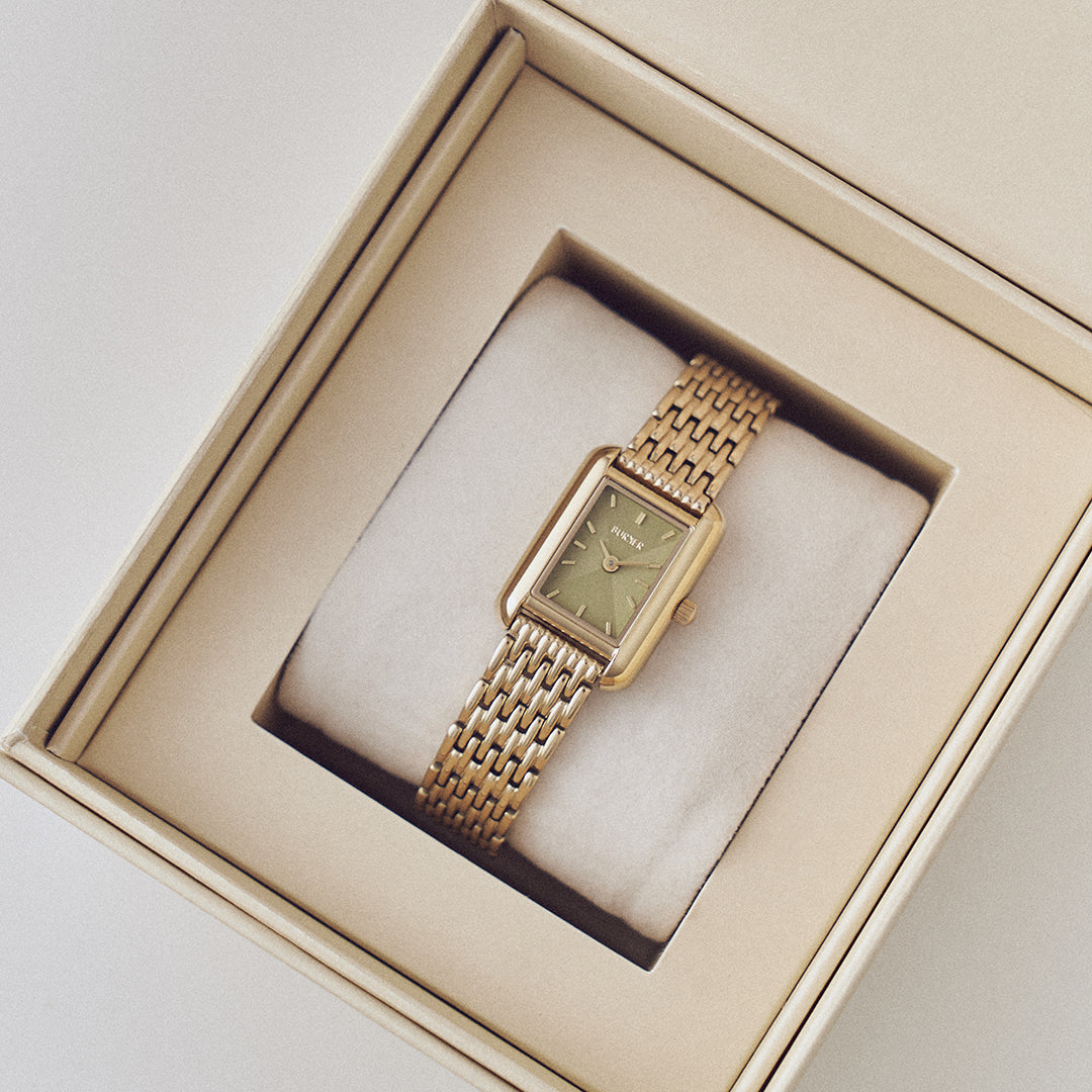 Olivia Petite Gold Olive Green