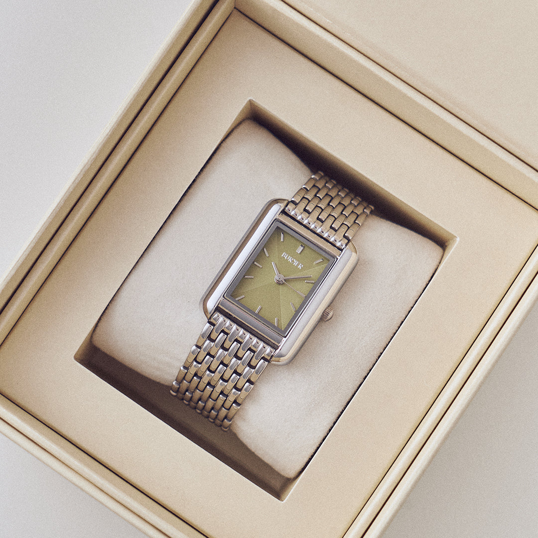 Olivia Silver Olive Green