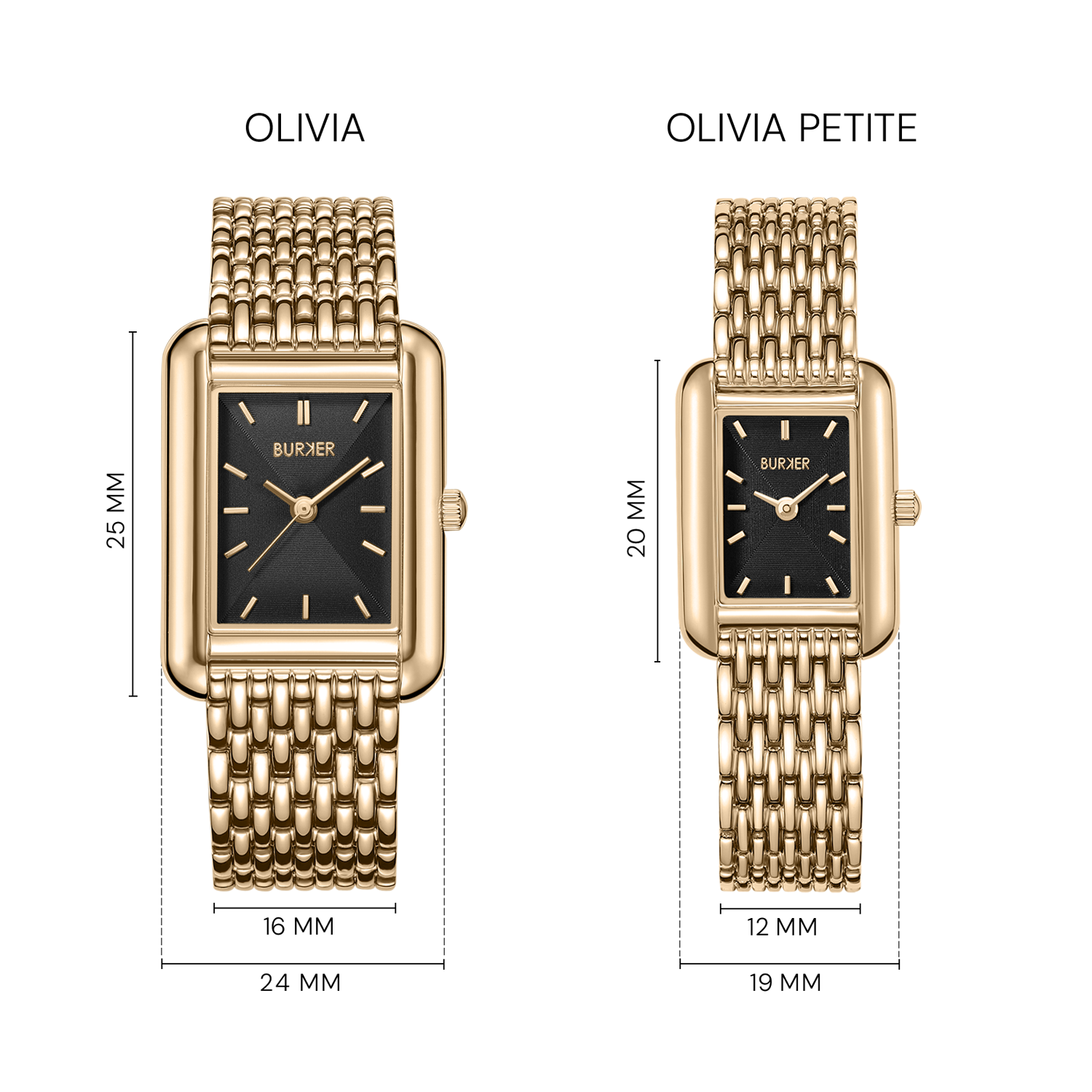 Olivia Petite Gold Black