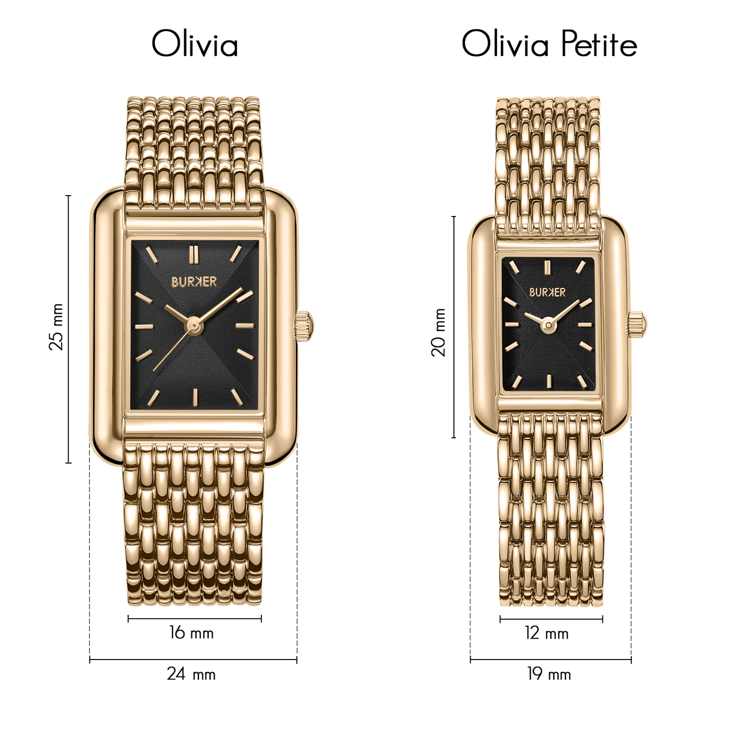 Olivia Petite Gold Black