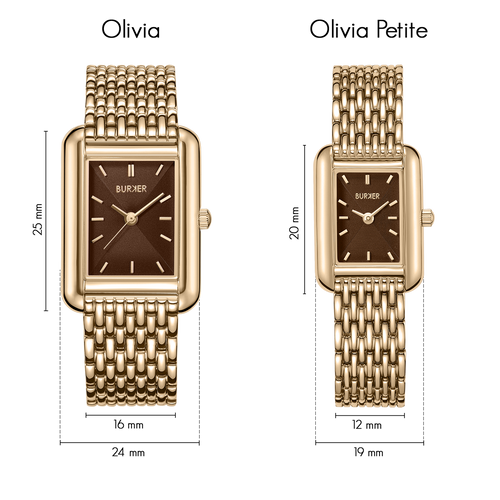 Olivia Petite Gold Brown