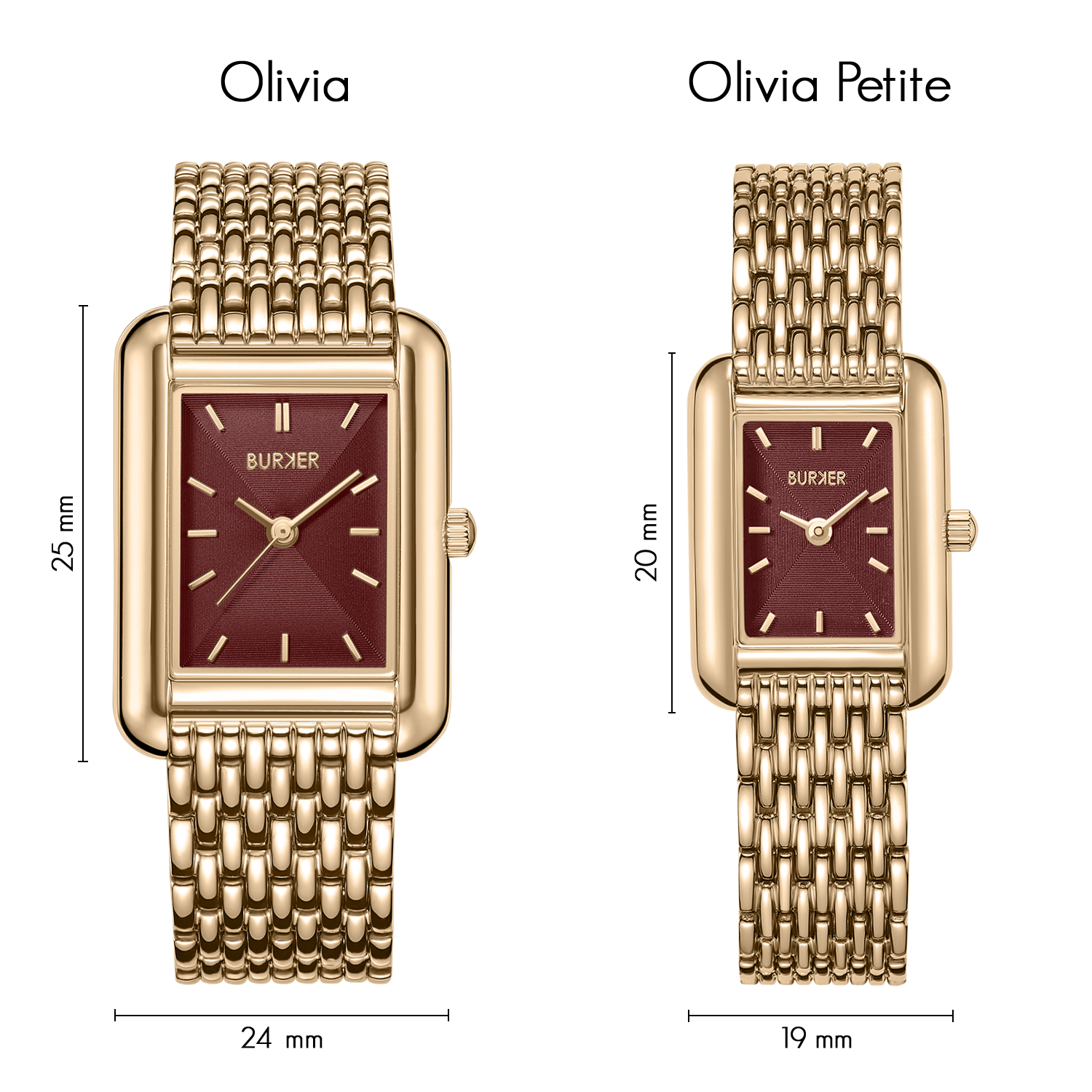 Olivia Petite Gold Burgundy - изображение 4