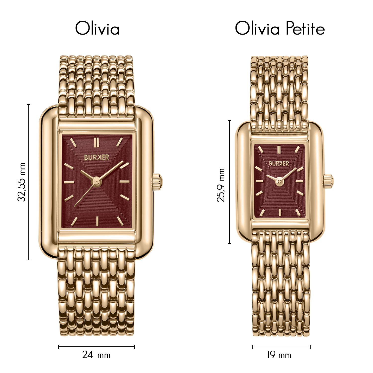 Olivia Gold Burgundy - изображение 8