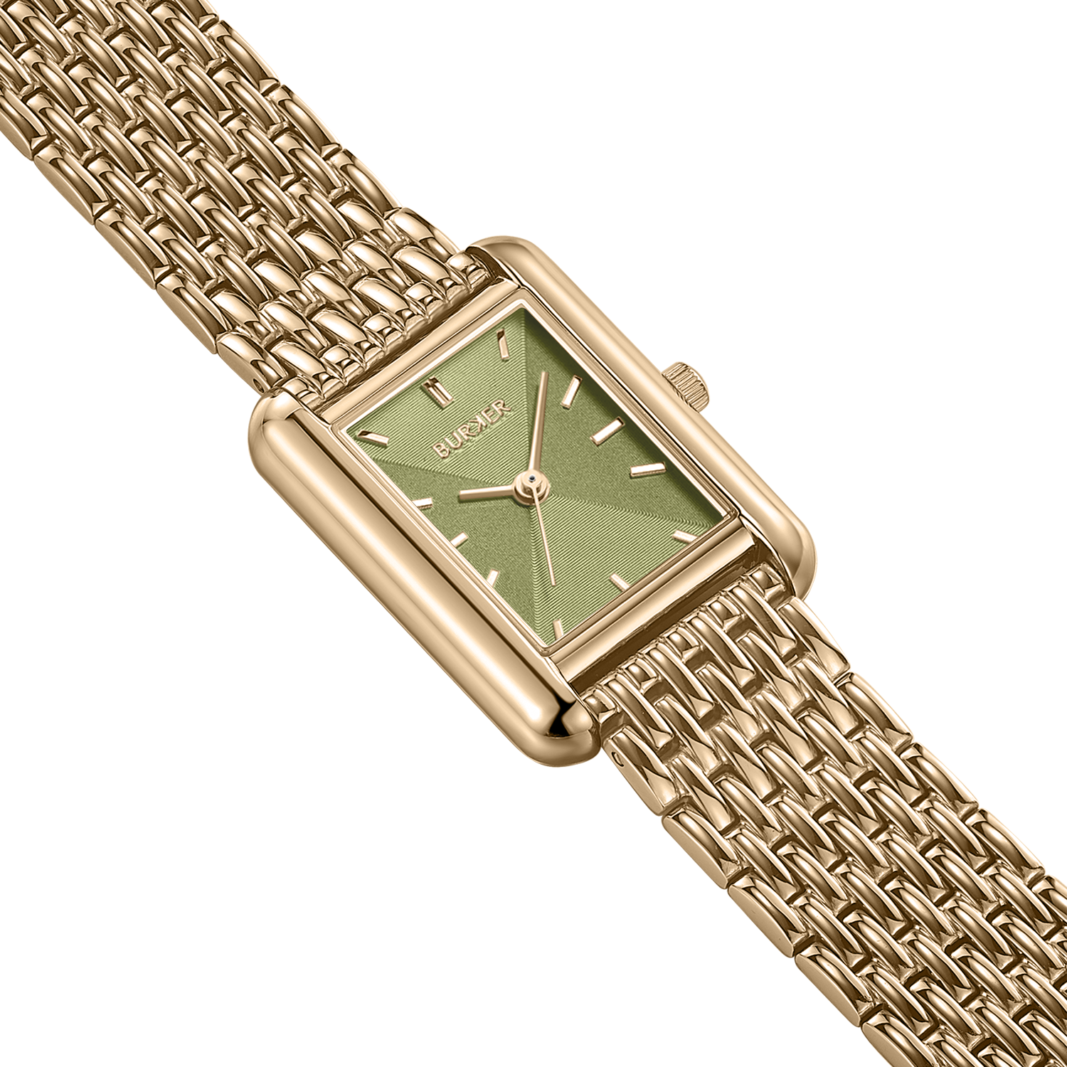 Olivia Gold Olive Green