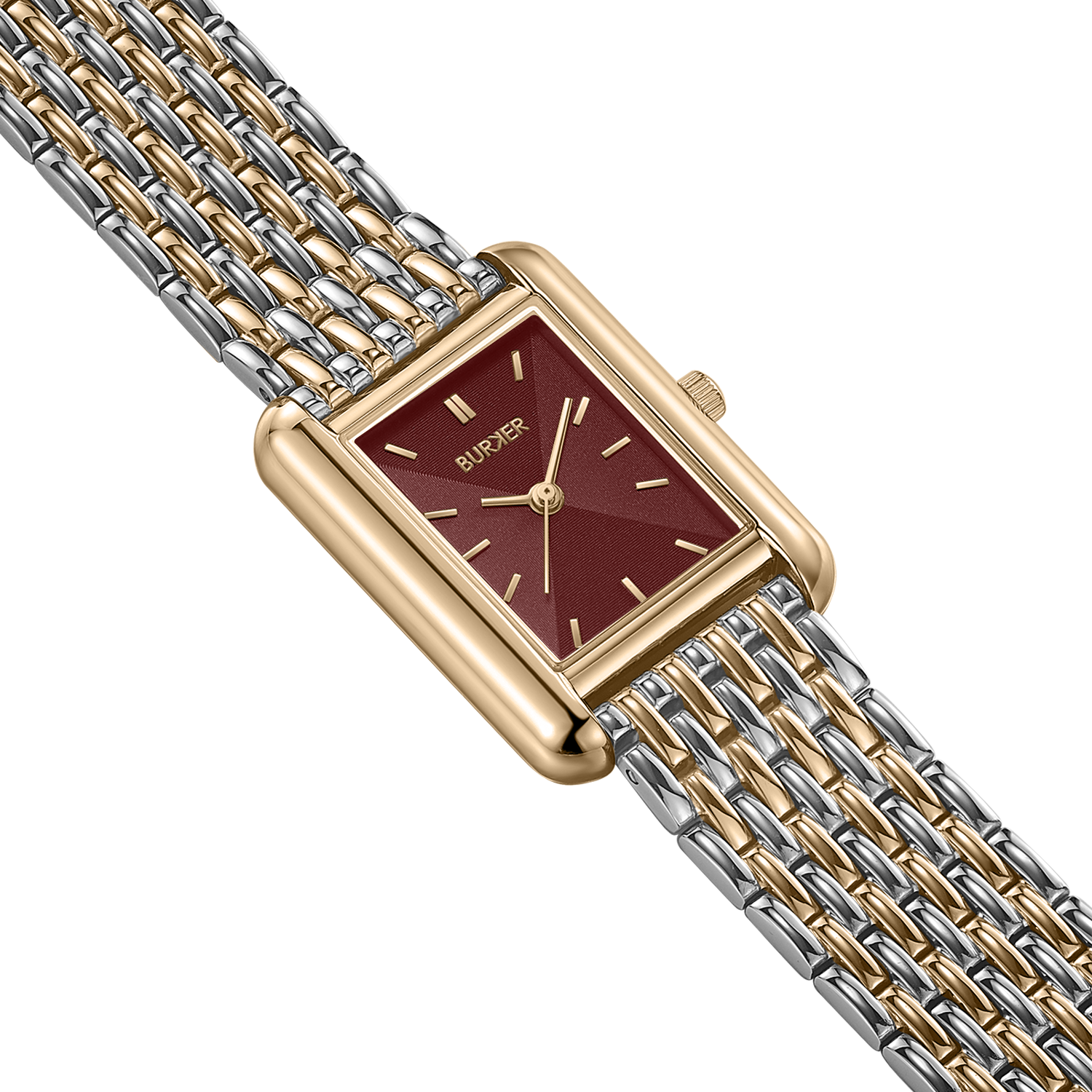 Olivia Gold Silver Burgundy