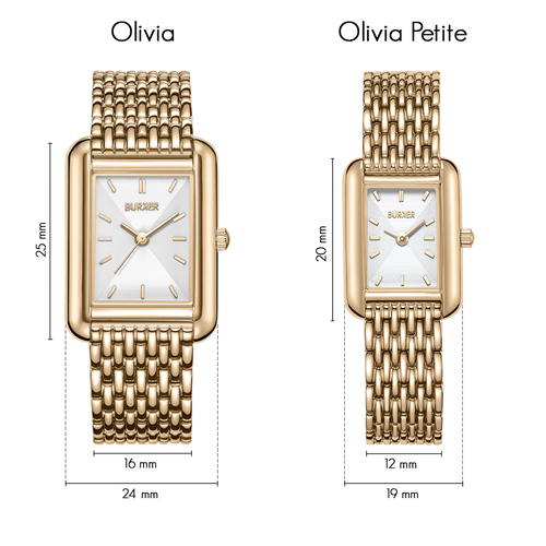 Olivia Petite Gold White