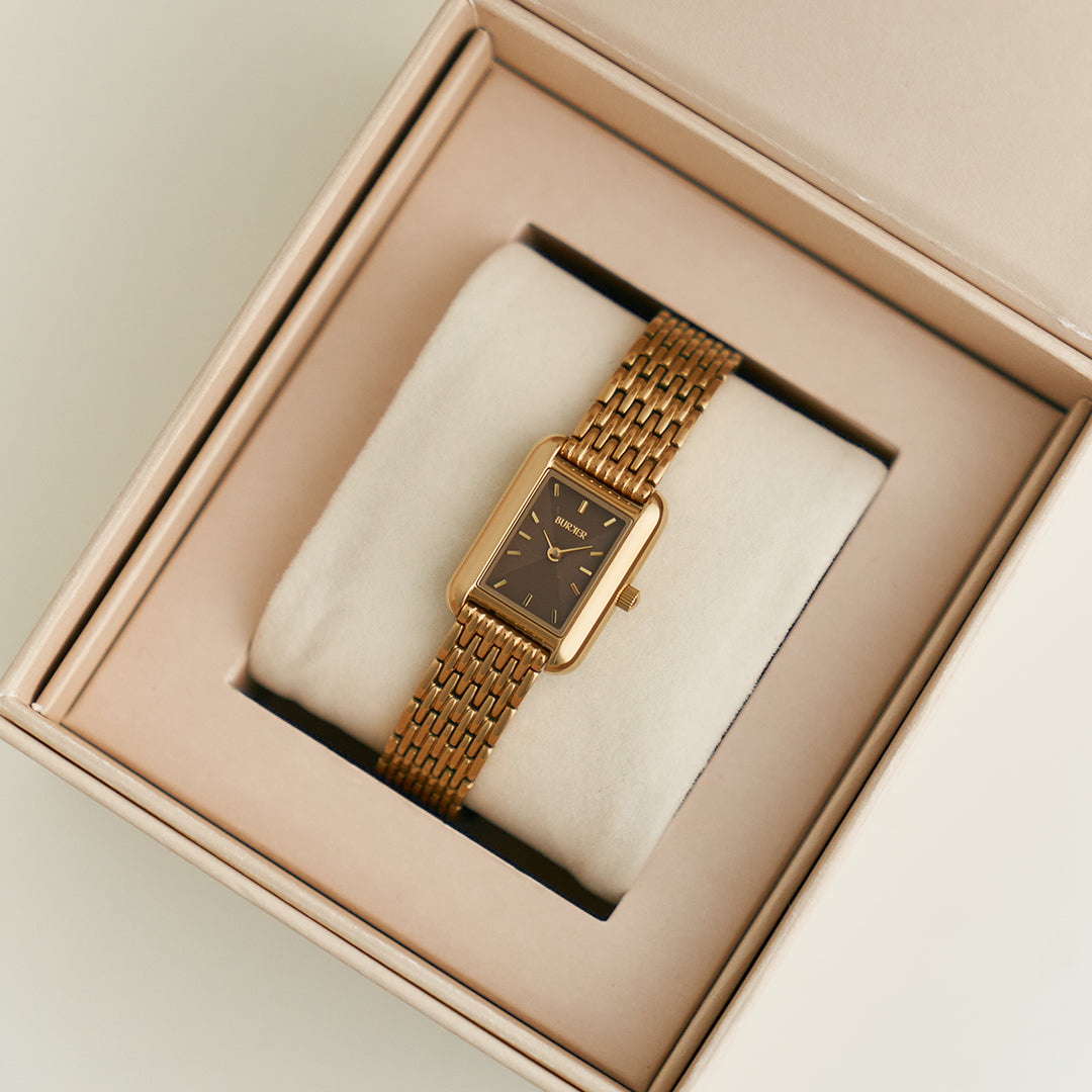 Olivia Petite Gold Brown