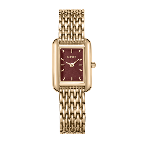Olivia Petite Gold Burgundy