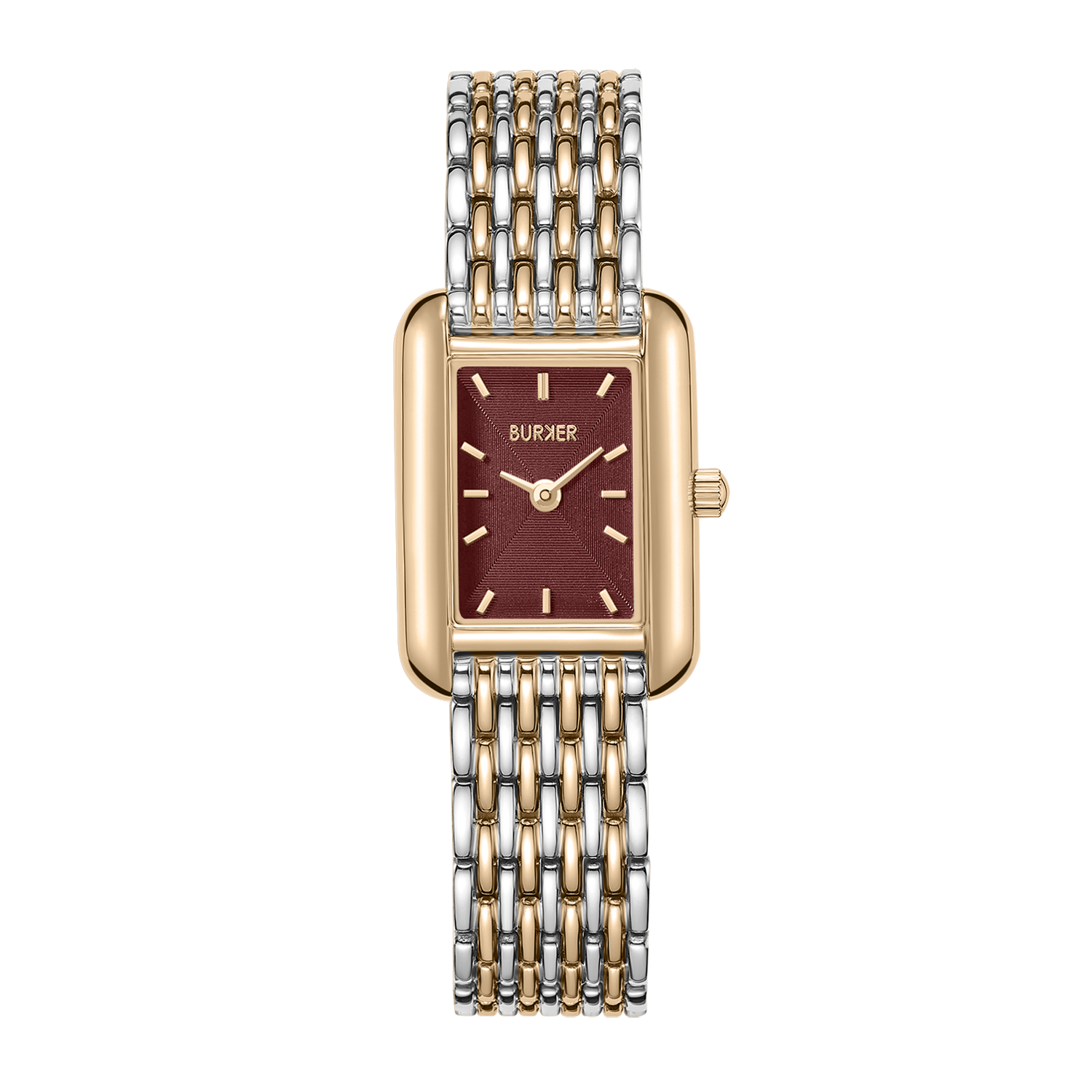Olivia Petite Gold Silver Burgundy