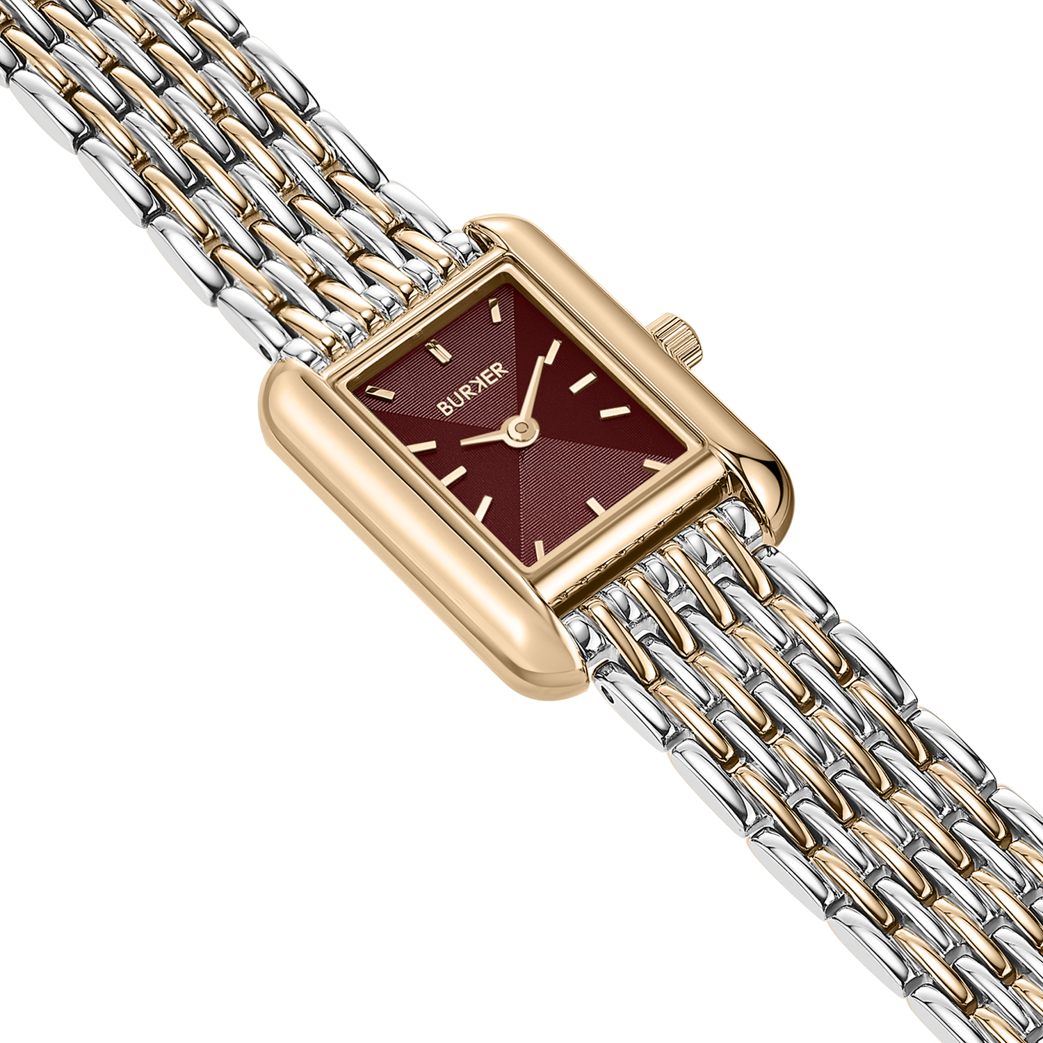 Olivia Petite Gold Silver Burgundy