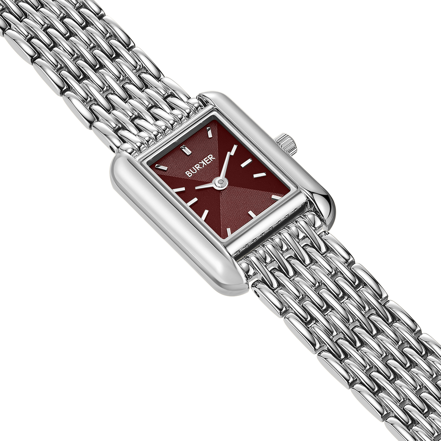 Olivia Petite Silver Burgundy