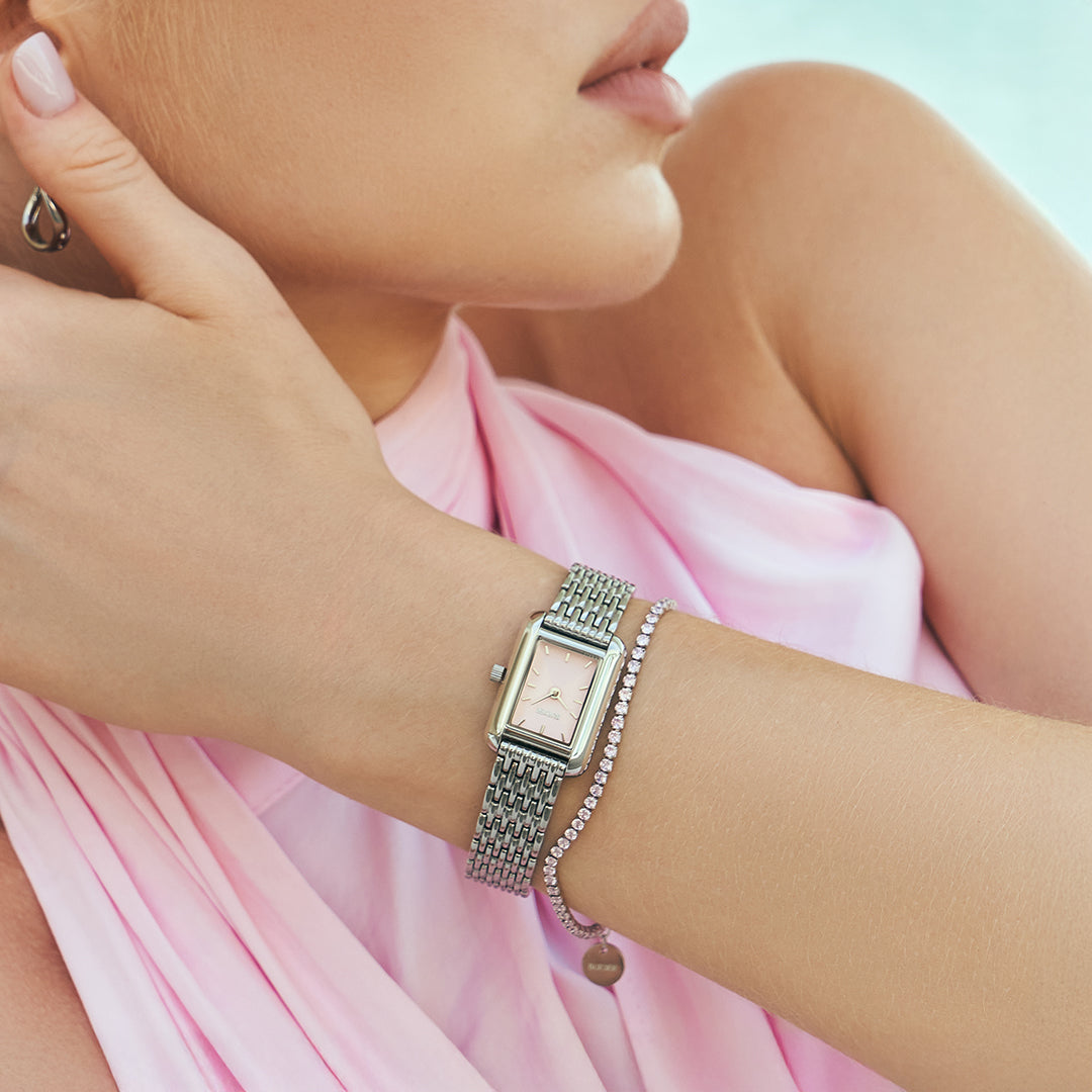 Olivia Petite Silver Pink