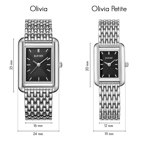 Olivia Petite Silver Black