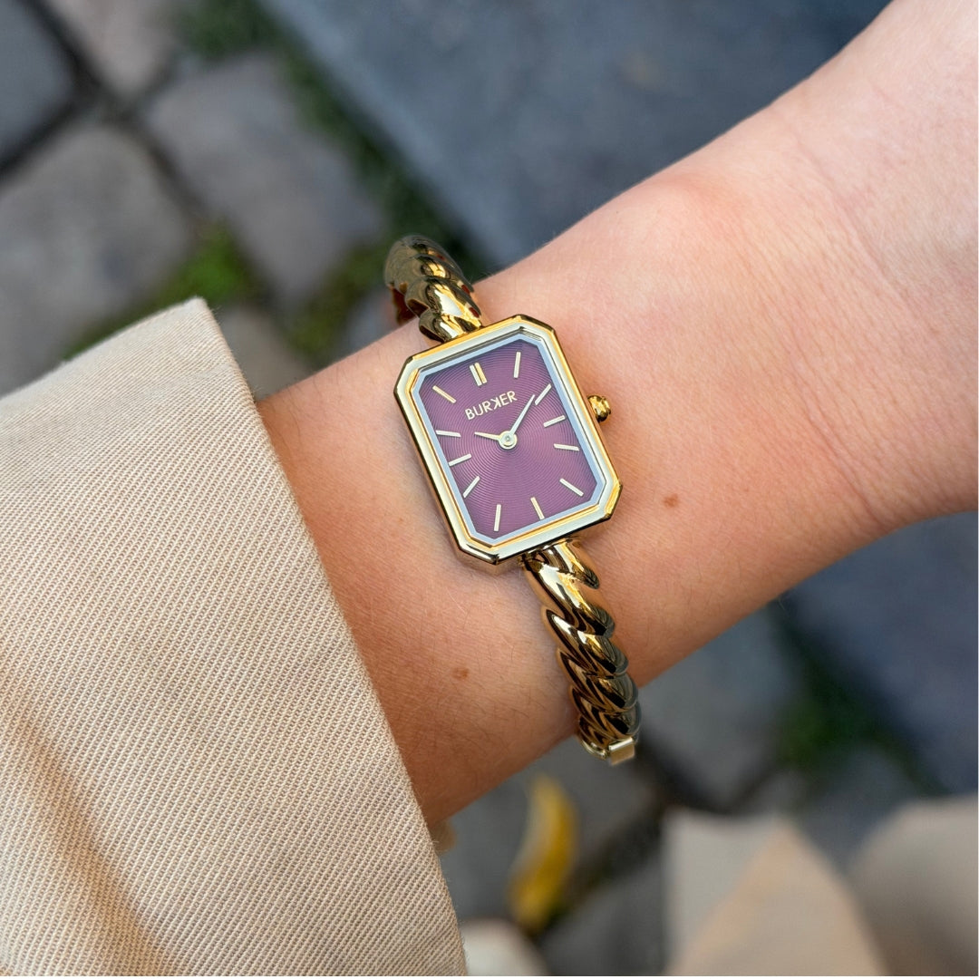 Rose Gold Burgundy