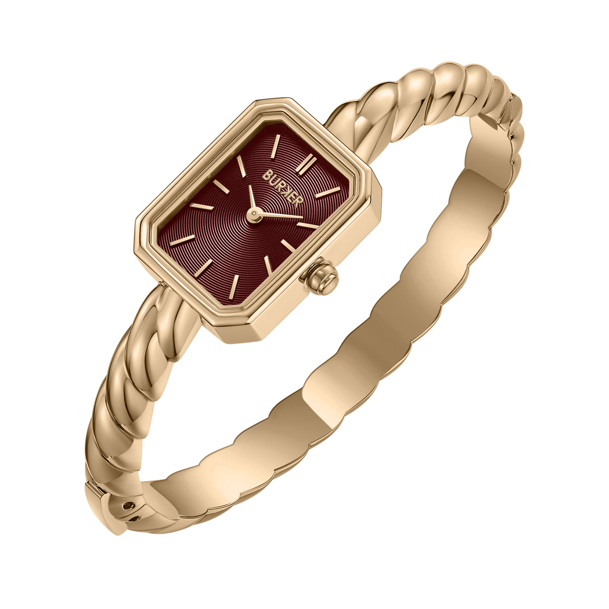 Rose Gold Burgundy