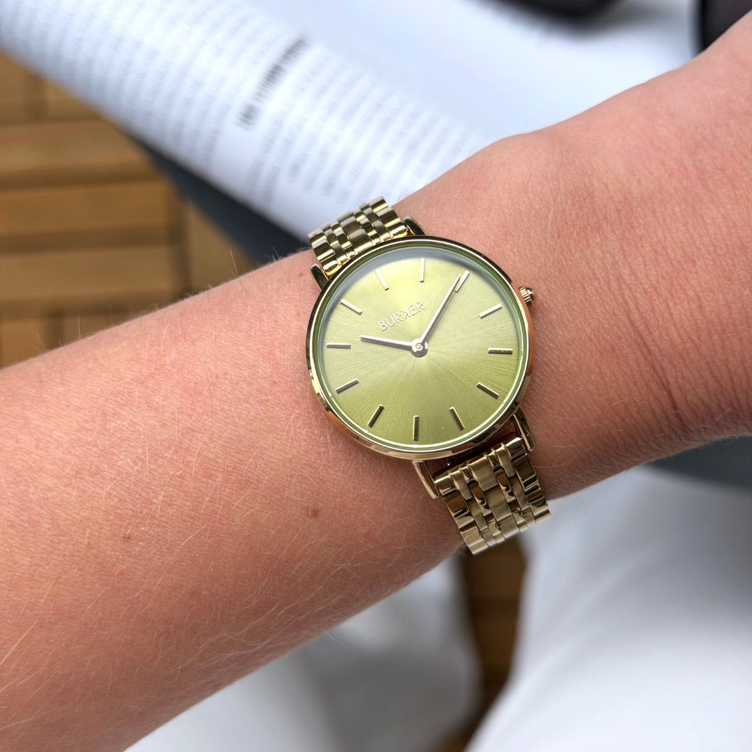 Ruby Petite Gold Olive Green