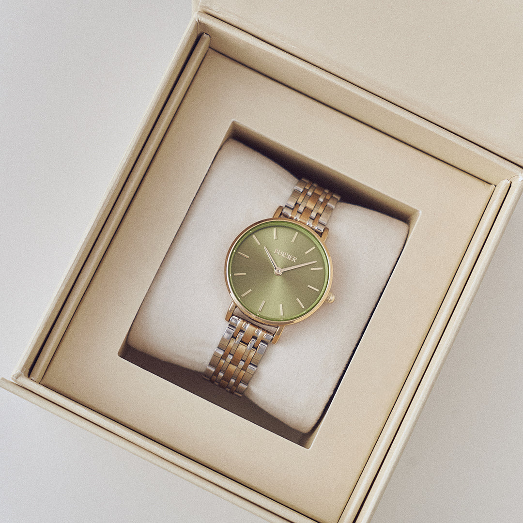 Ruby Petite Gold Silver Olive Green