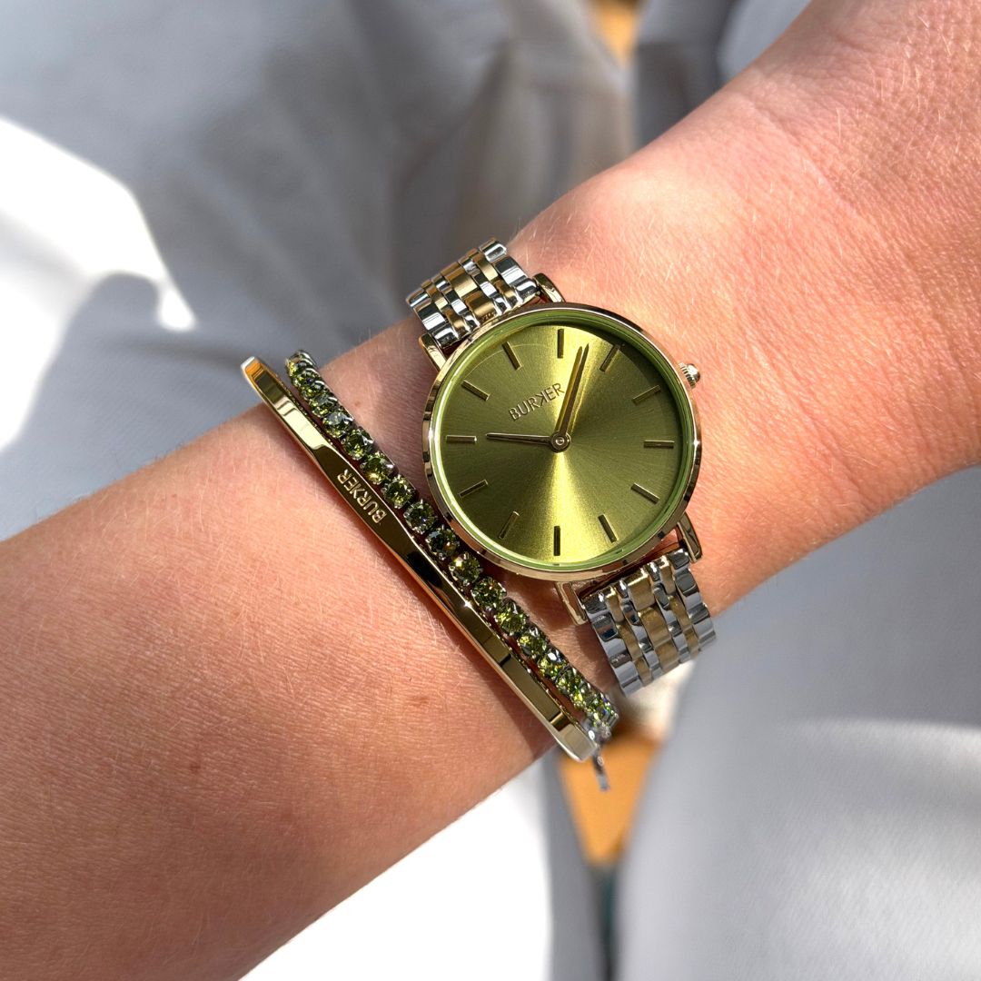 Ruby Petite Gold Silver Olive Green