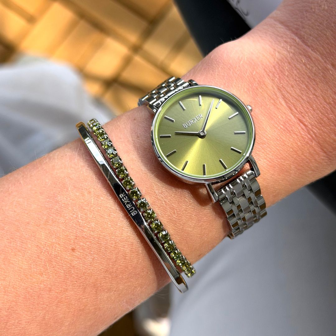 Ruby Petite Silver Olive Green