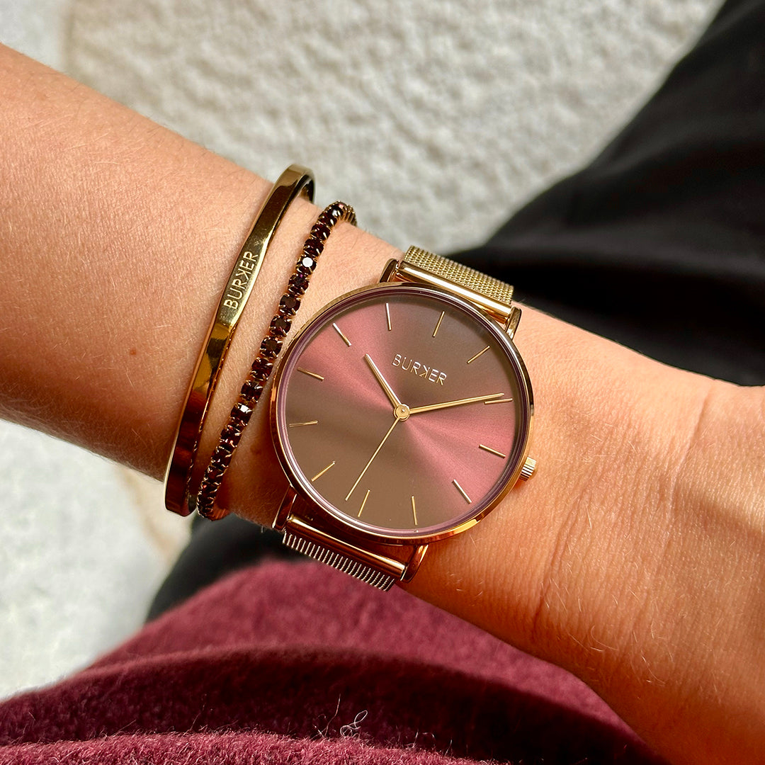 Ruby Gold Burgundy Mesh - изображение 5