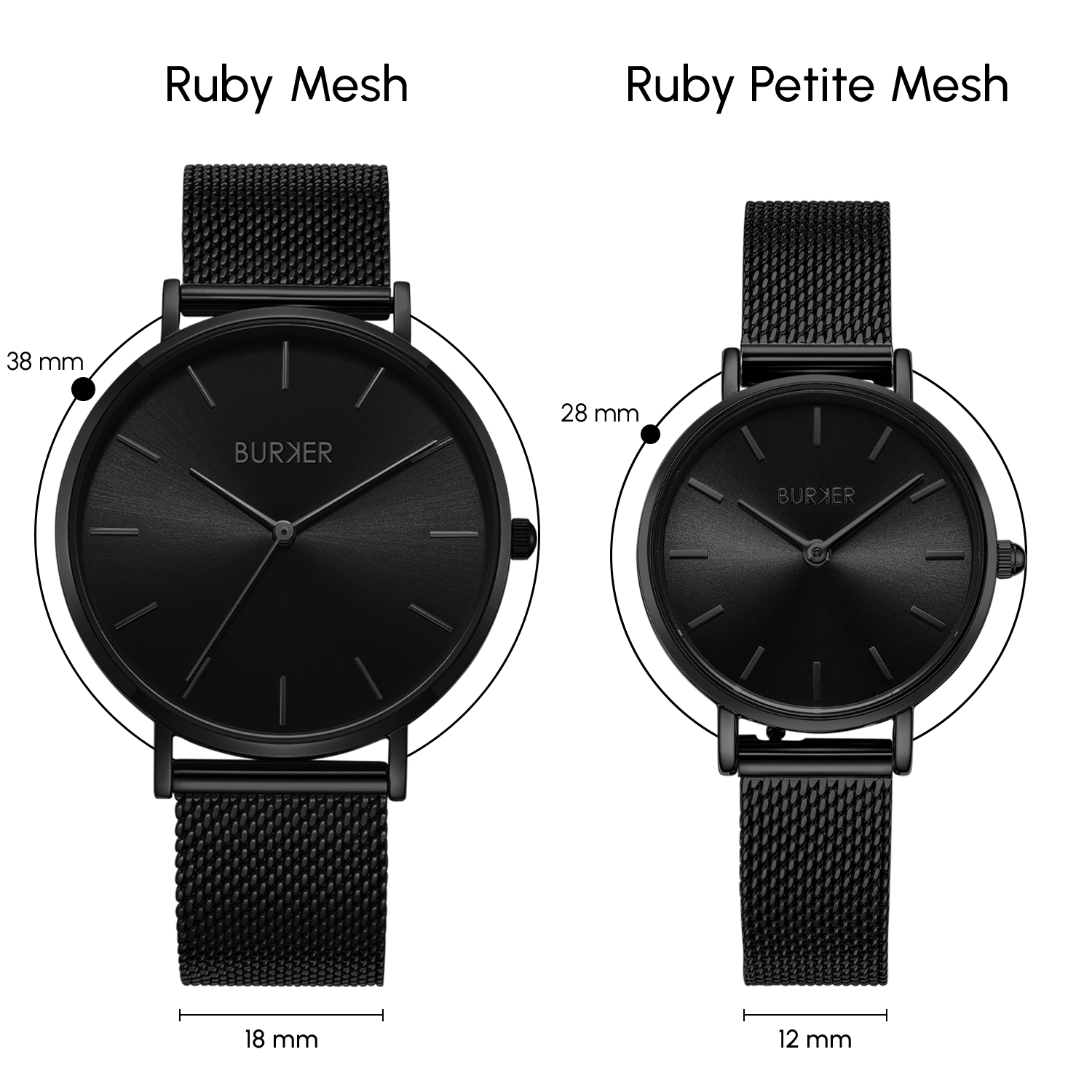 Ruby Black Mesh