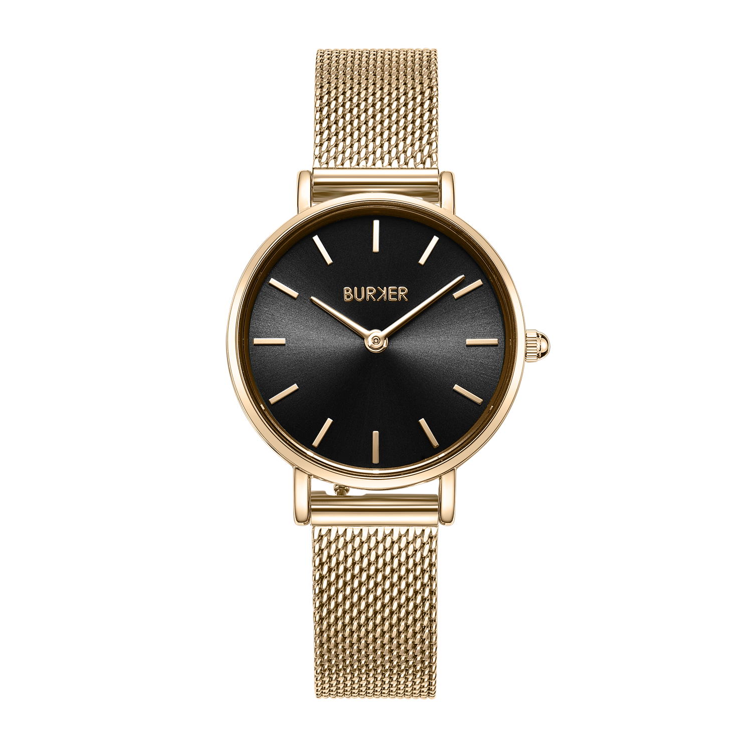 Ruby Petite Gold Black Mesh