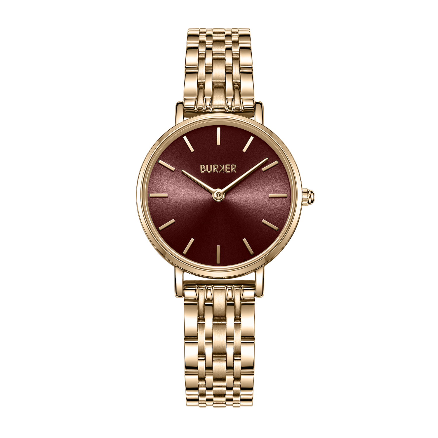 Ruby Petite Gold Burgundy
