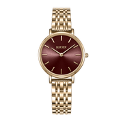 Ruby Petite Gold Burgundy