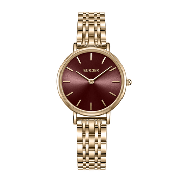 Ruby Petite Gold Burgundy