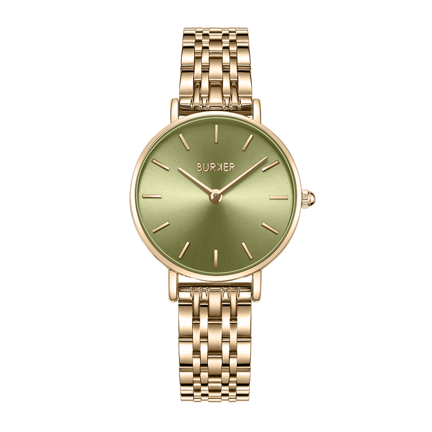 Ruby Petite Gold Olive Green