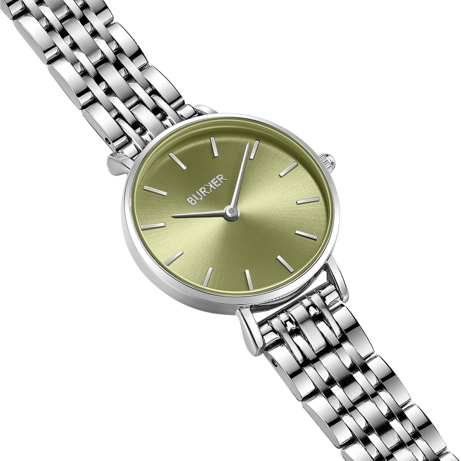 Ruby Petite Silver Olive Green