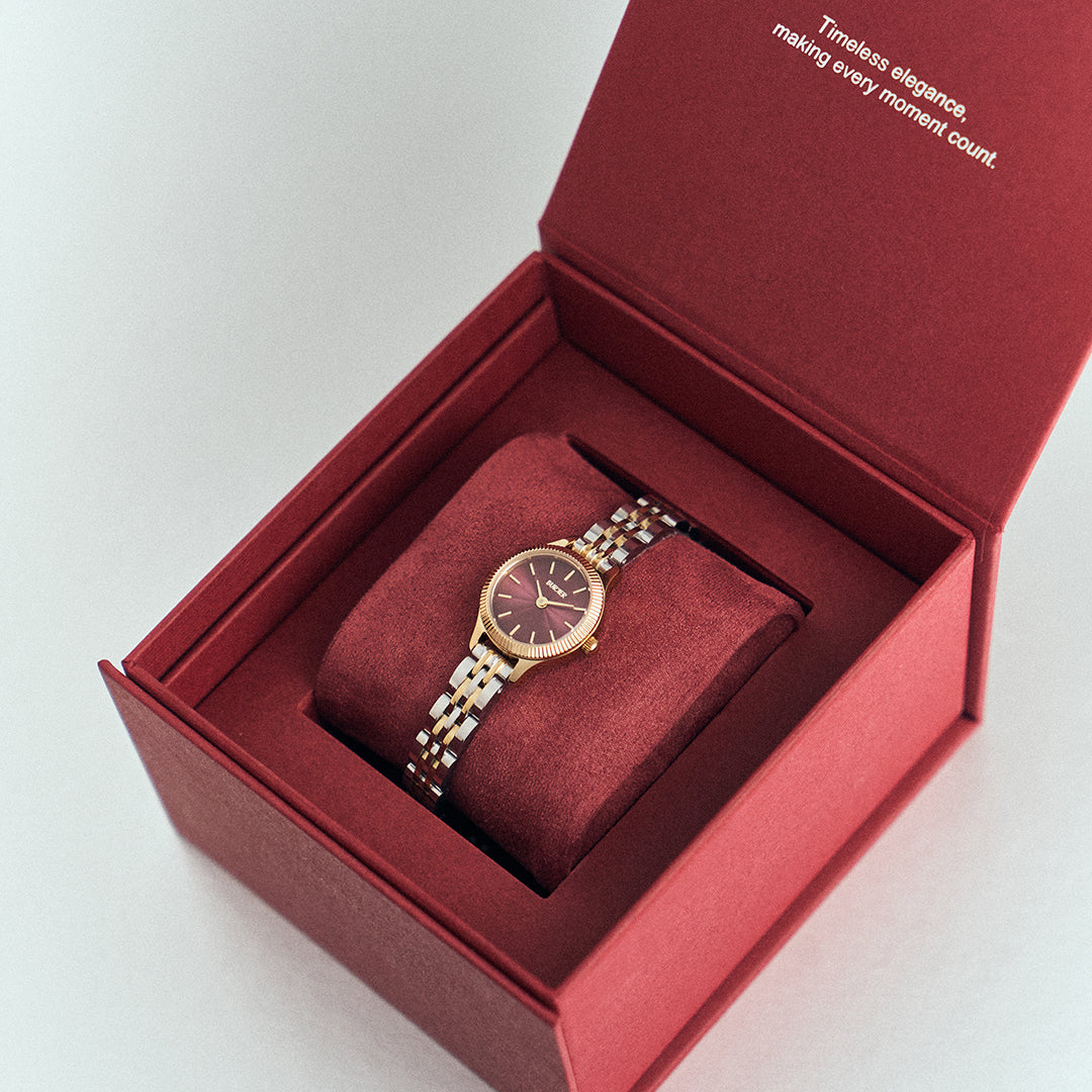 Sophie Gold Silver Burgundy
