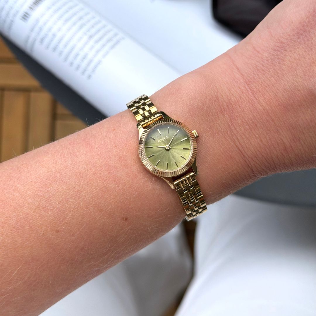 Sophie Gold Olive Green