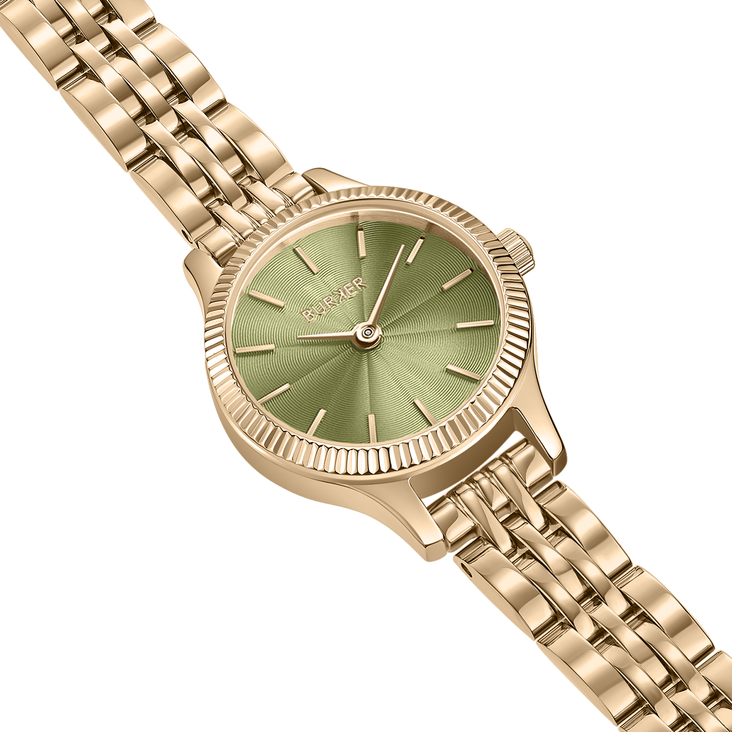 Sophie Gold Olive Green