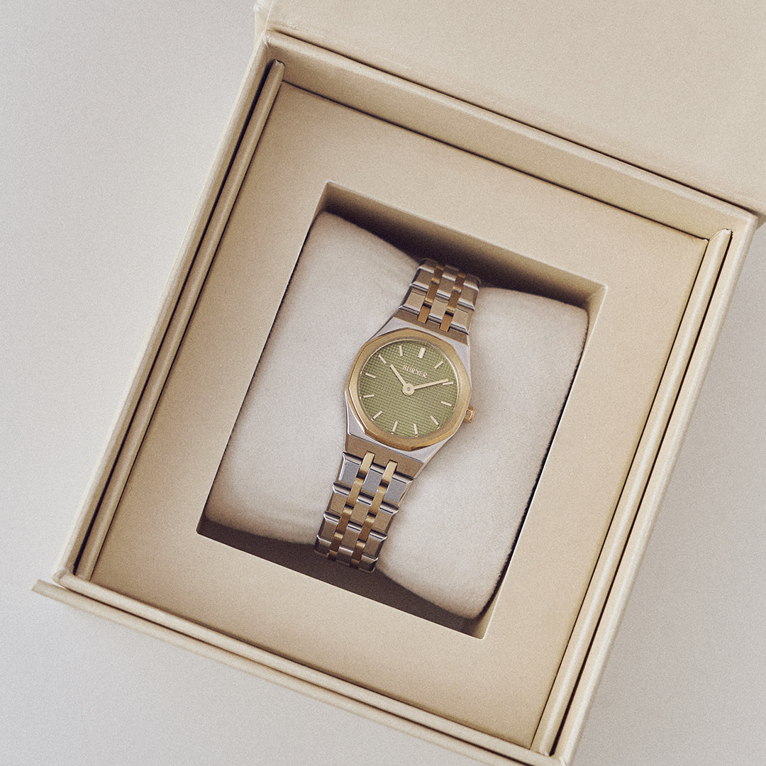 Victoria Gold Silver Olive Green