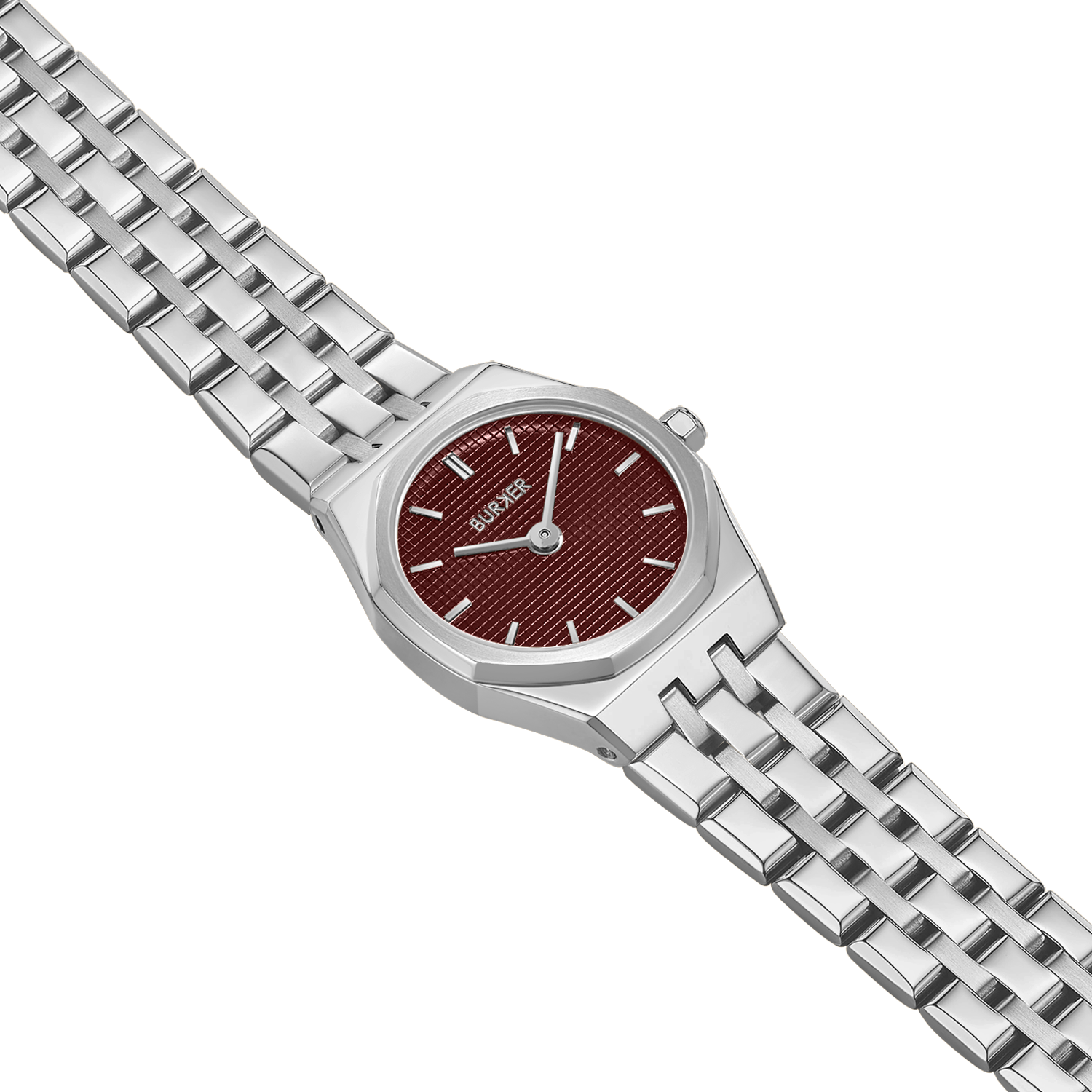 Victoria Silver Burgundy