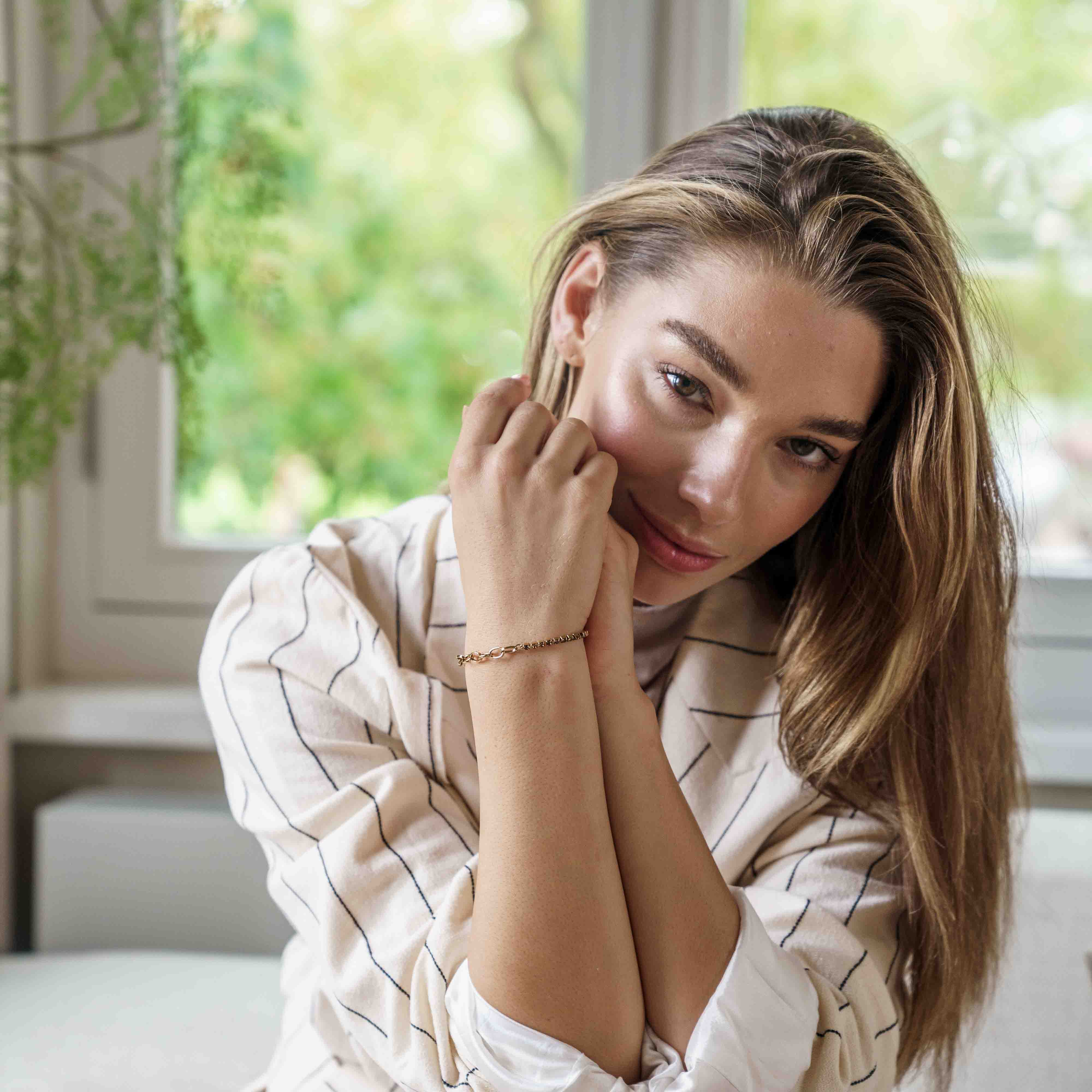 Jade Gold Brown Bracelet - изображение 5