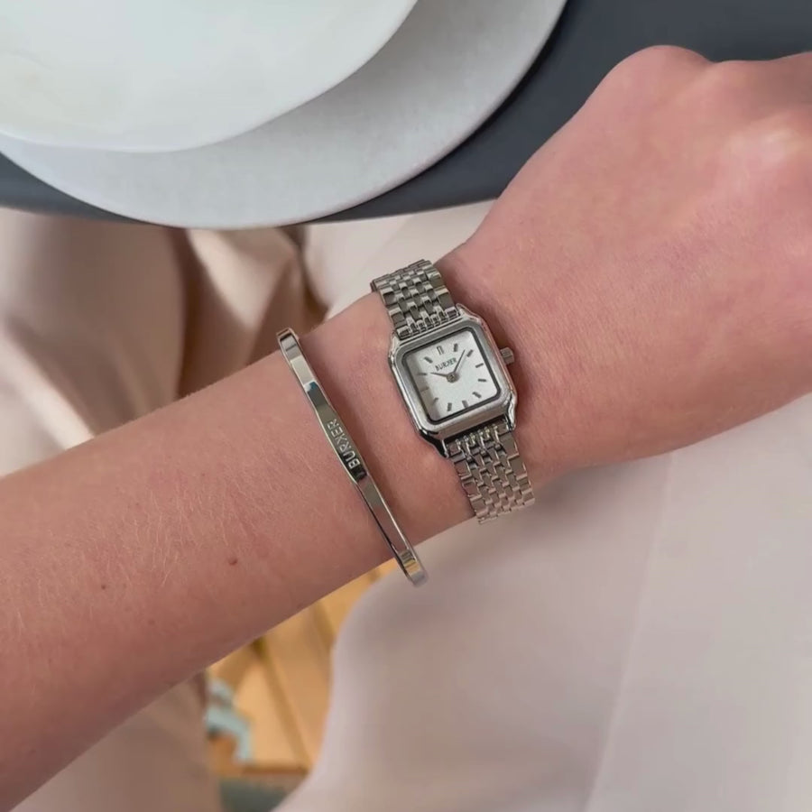 Macy Petite Silver White